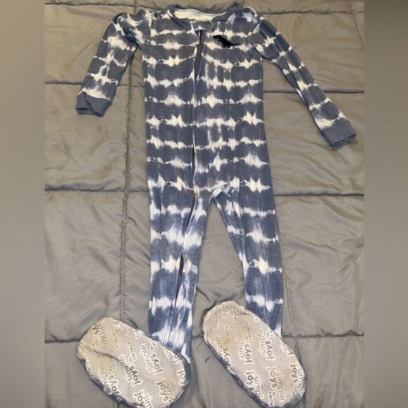 4t tie dye dinosaur snug fit footed pajama - Picture 1 of 2